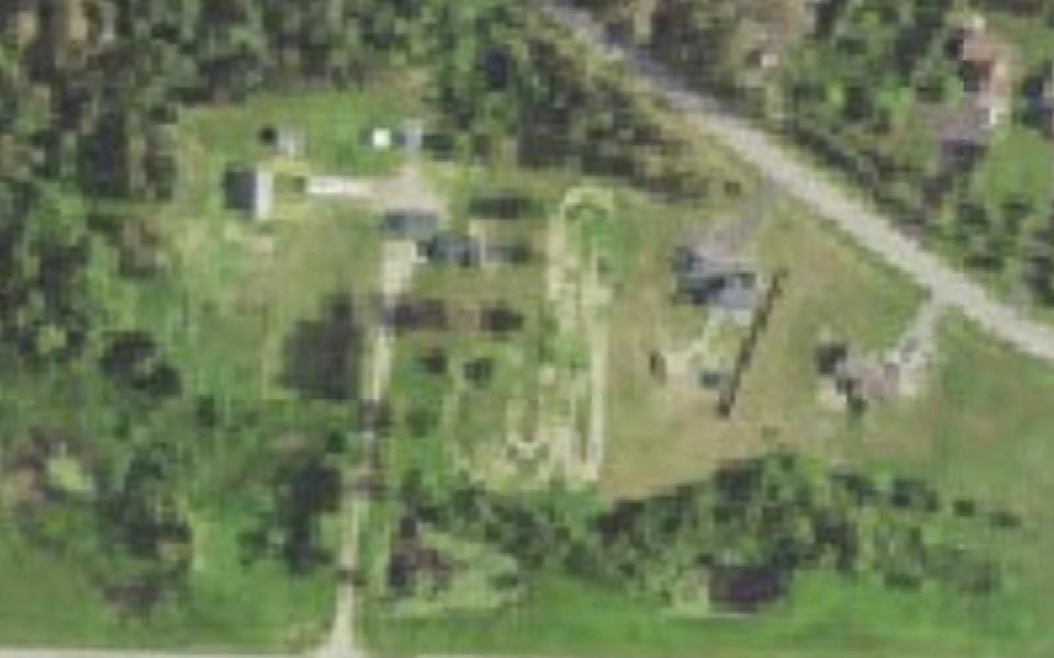 Terrain de motocross de Bemidji vu du ciel