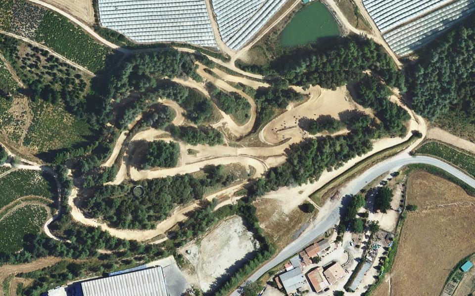Circuit dels Cortals seen from above