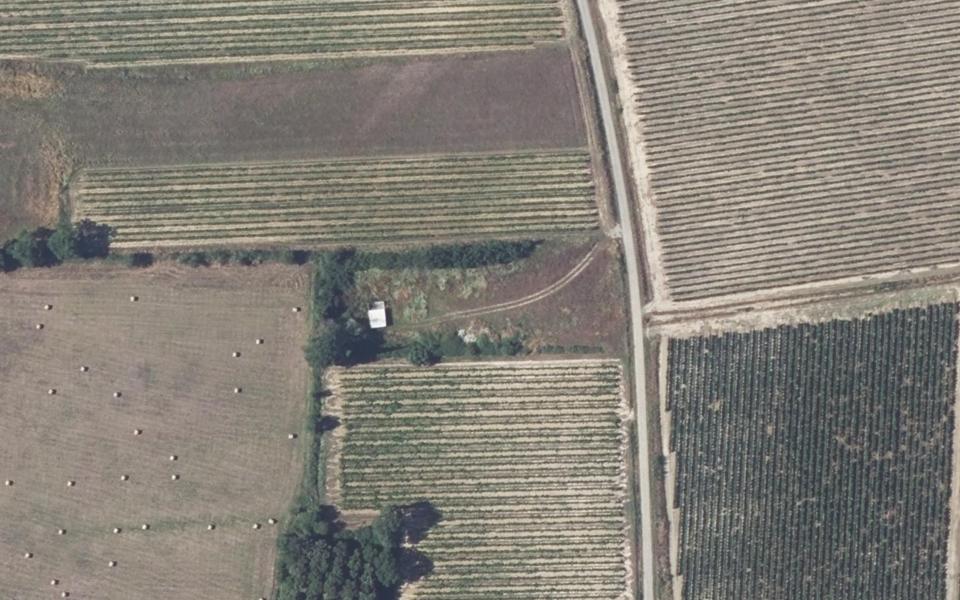 Canaules-et-Argentières motocross track seen from above