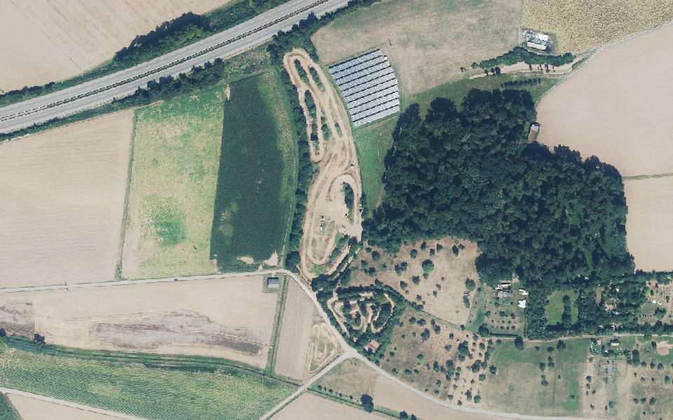 MSC Brettachtal Club-house seen from above