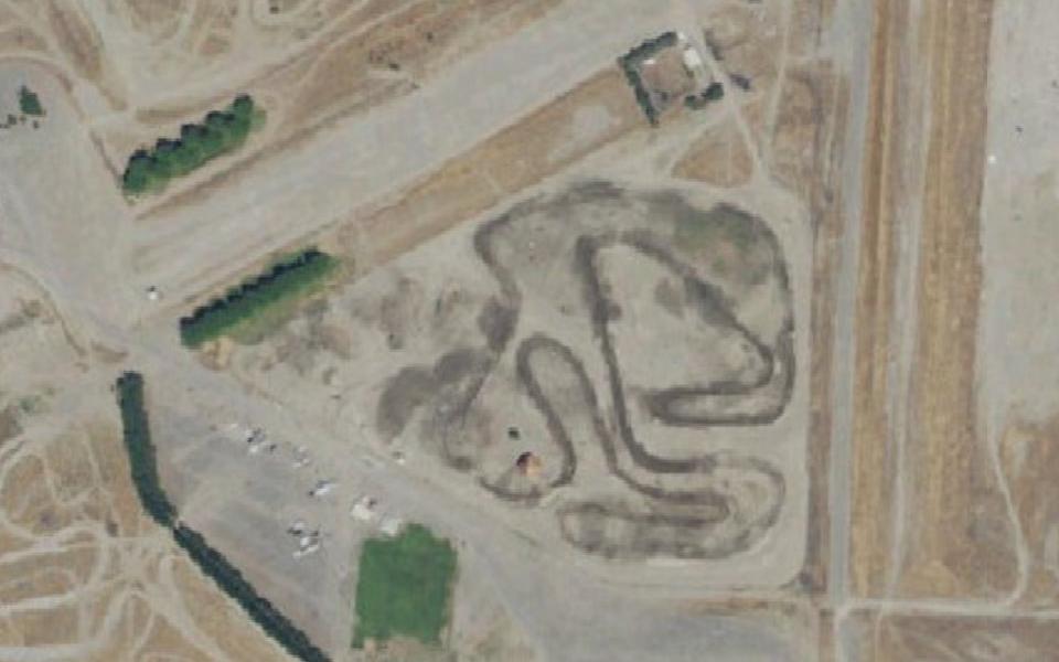 Motocross Course vu du ciel