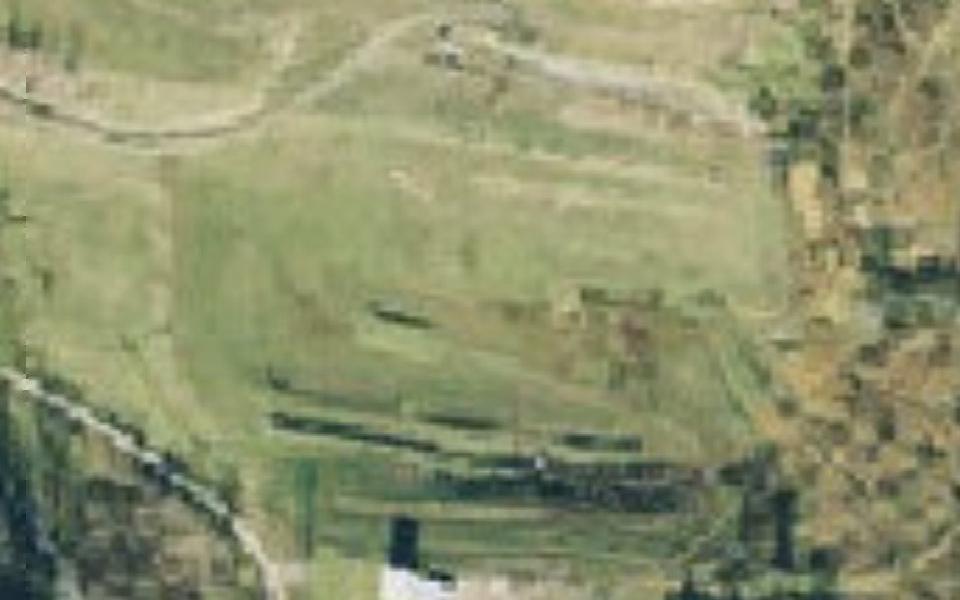 Coal Grove motocross track seen from above