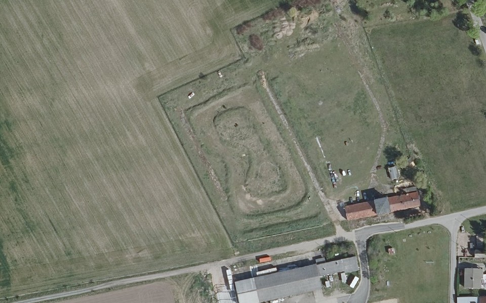 Terrain de motocross d’Herzberg vu du ciel