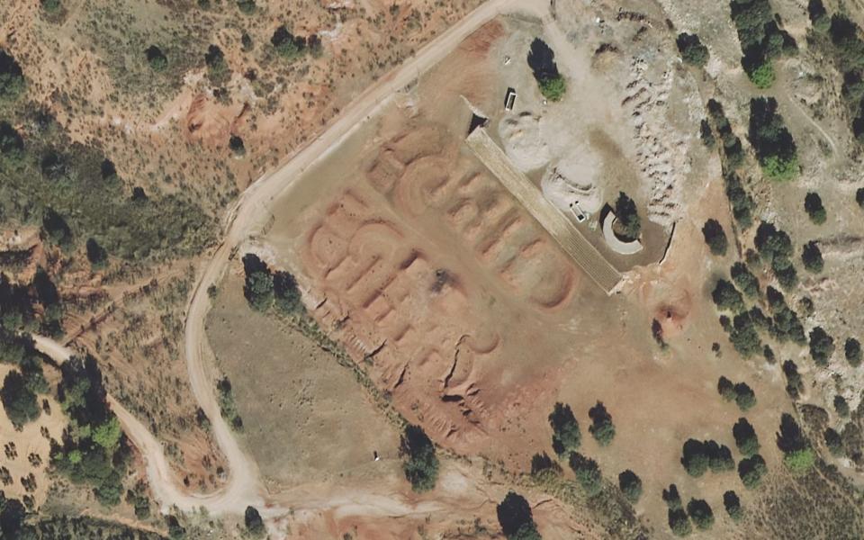 El Cortijillo vu du ciel