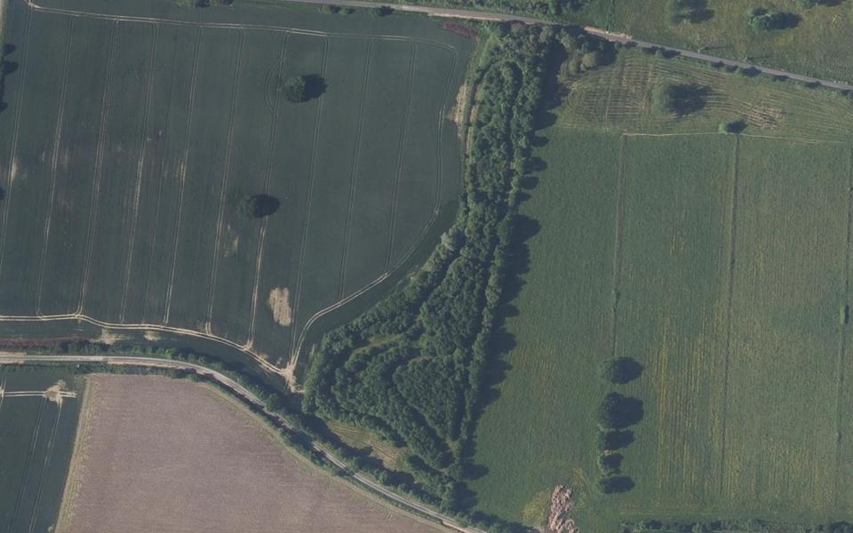 Petit-Mars motocross track seen from above
