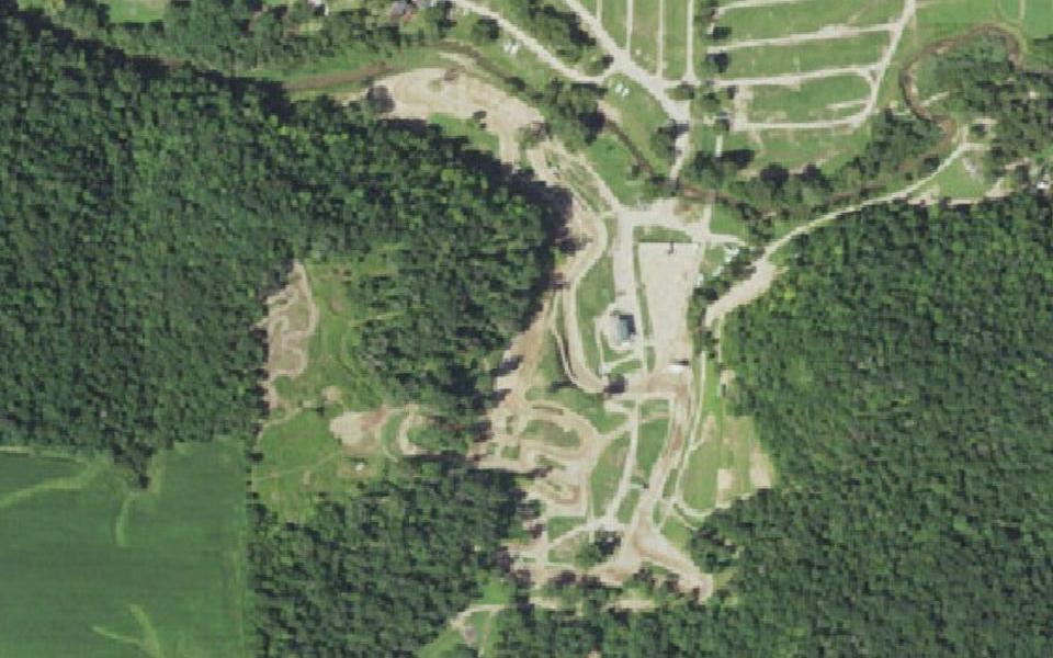Spring Creek Motocross Park vu du ciel