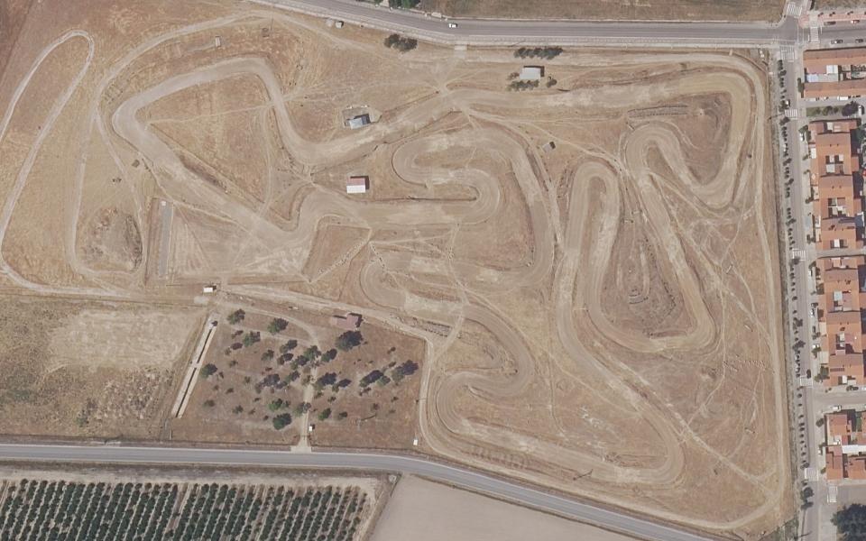 Circuito "El Piloto" seen from above