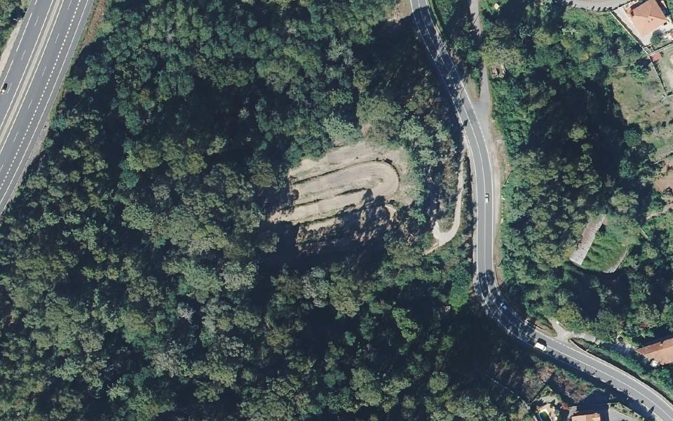 Circuíto de Motocross da Xesteira seen from above