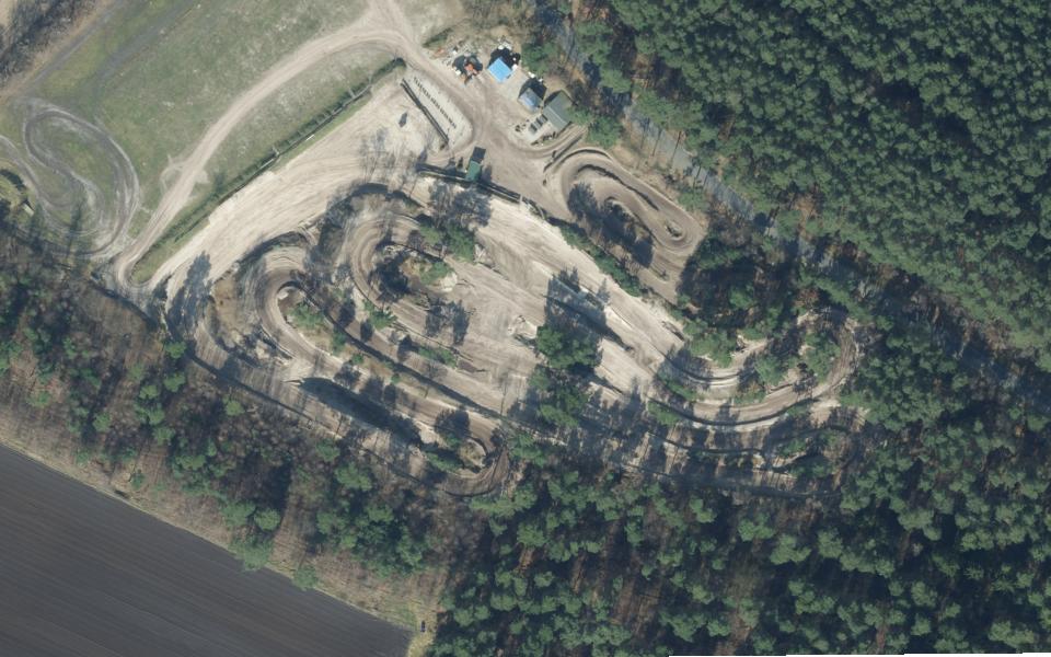 Dotlingen motocross track seen from above