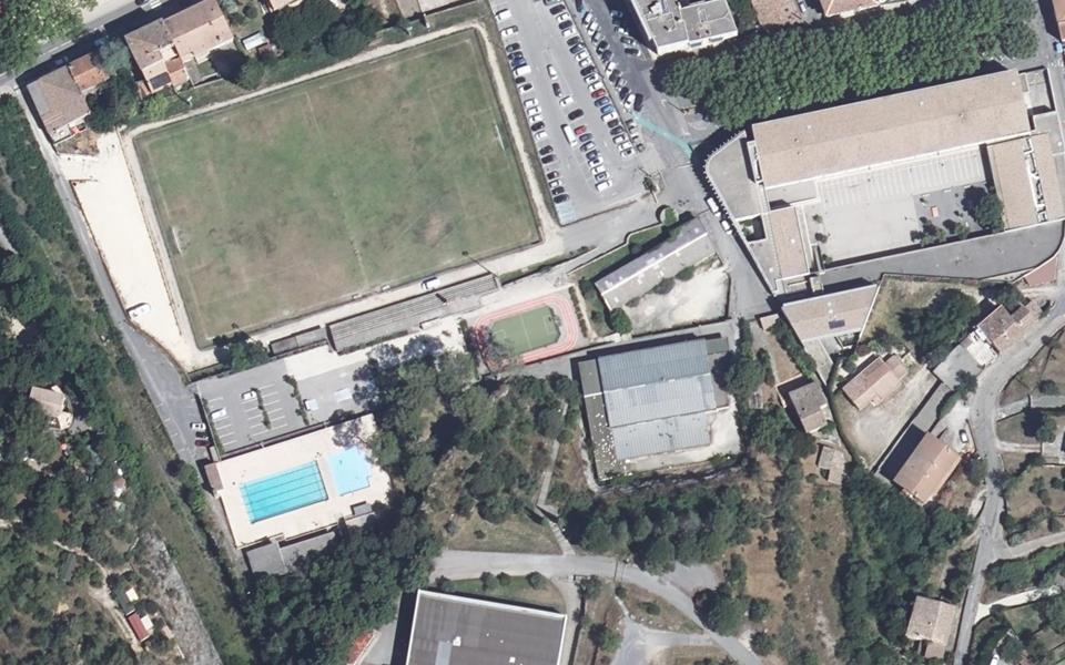 Terrain Omnisports vu du ciel
