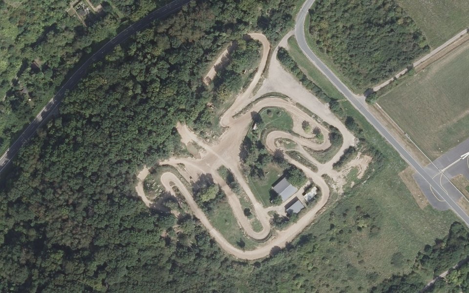 Trainingsgelände Motorsportfreunde Winningen e.V. seen from above