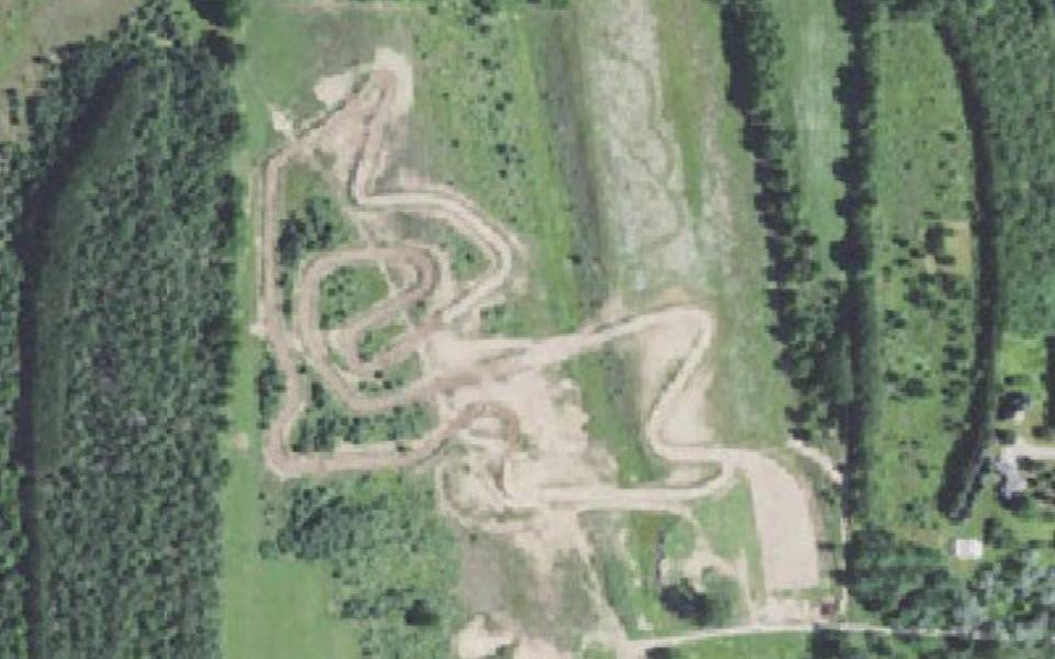 Drumlin Hills MX seen from above