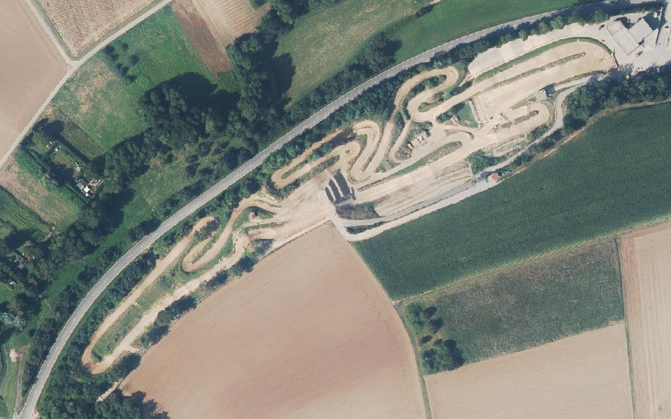 Moto Cross Club Frankenbach vu du ciel