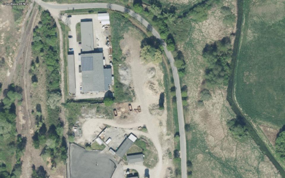 MC Schwerin Krösnitz seen from above