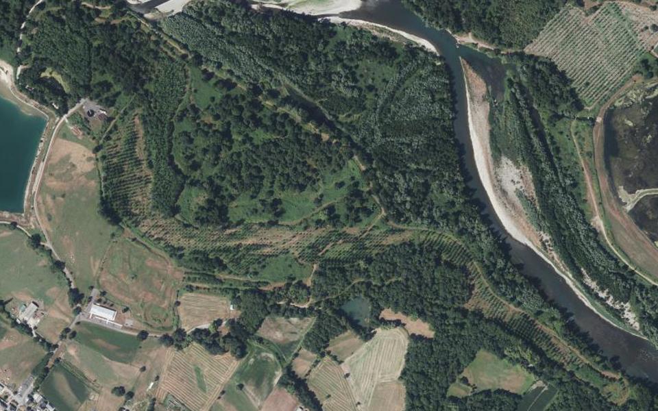 Tarsacq motocross track seen from above