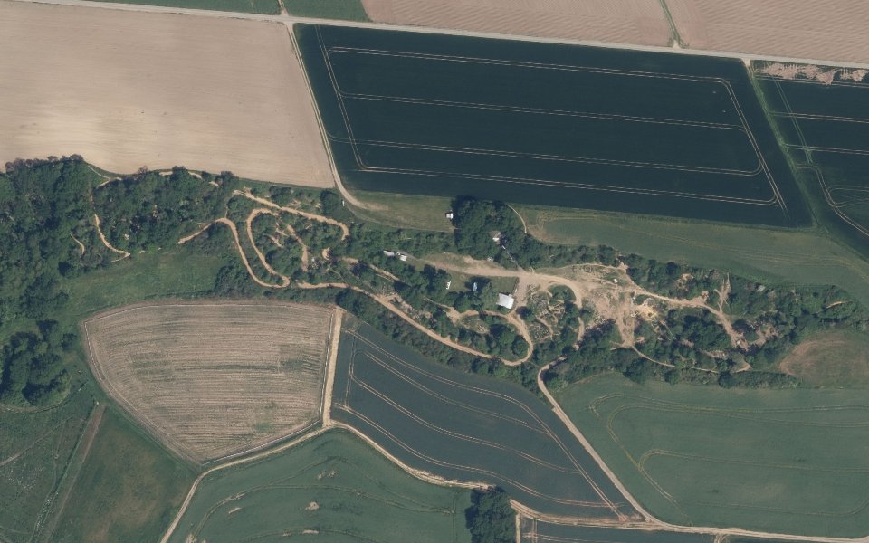 MSC Dreckenach seen from above