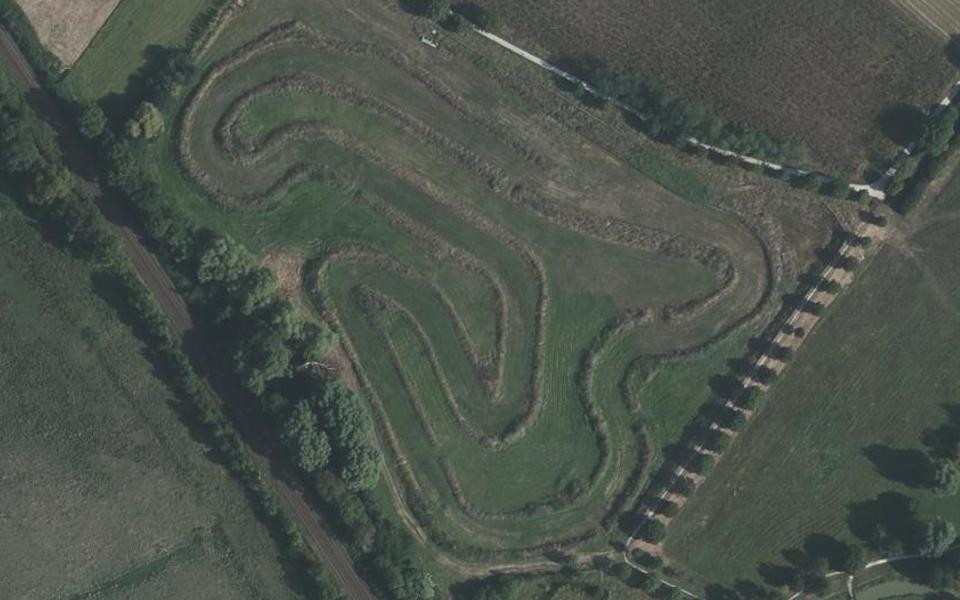 Cabariot Kart Cross vu du ciel